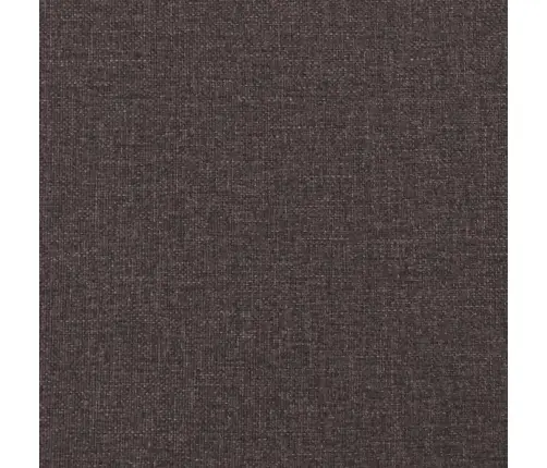 Atsperu Gultas Rāmis Ar Matraci, Tumši Brūna, 200X200Cm, Audums Vidaxl