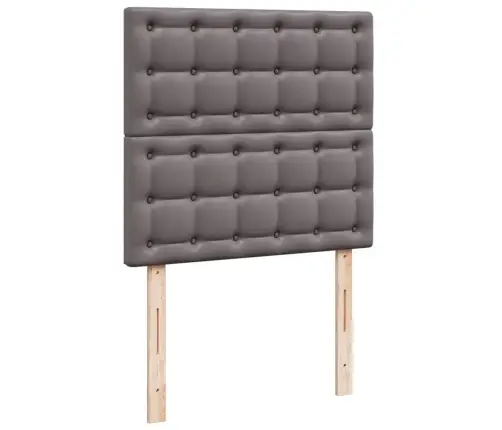 Kontinentaalvoodi Madratsiga, Hall, 80X200 cm Kunstnahk