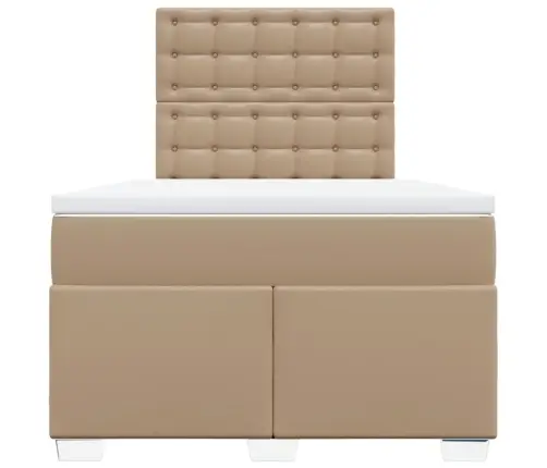 Vedrumadratsiga Voodi Madratsiga, Cappuccino, 120X190 cm Kunstnahk