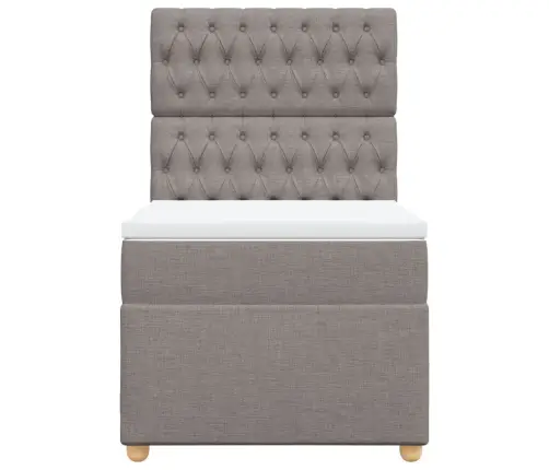 Kontinentaalvoodi Madratsiga, Pruunikashall, 90X200 cm Kangas