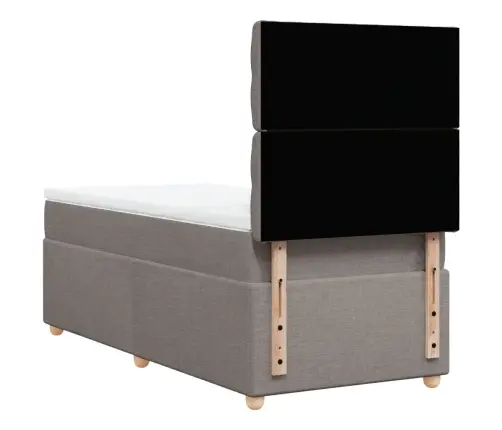 Kontinentaalvoodi Madratsiga, Pruunikashall, 90X200 cm Kangas