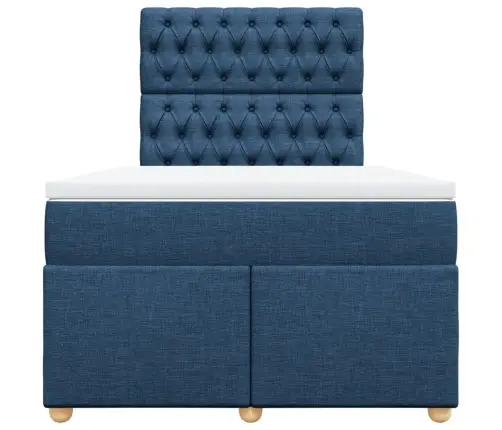 Kontinentaalvoodi Madratsiga, Sinine, 120X200 cm Kangas