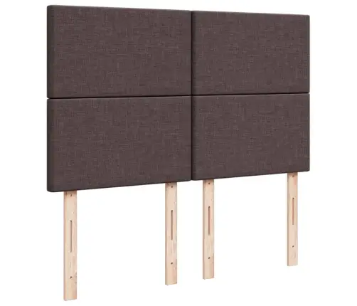 Kontinentaalvoodi Madratsiga, Tumepruun, 140X190 cm Kangas