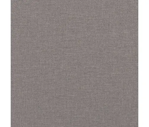 Atsperu Gulta Ar Matraci, Pelēkbrūns Audums, 140X190 Cm Vidaxl