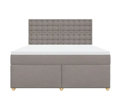 Kontinentaalvoodi Madratsiga, Pruunikashall, 180X200 cm Kangas