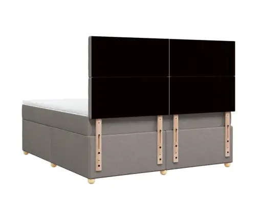 Kontinentaalvoodi Madratsiga, Pruunikashall, 180X200 cm Kangas