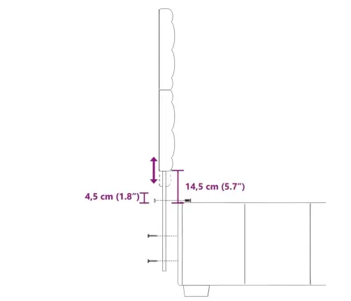 Atsperu Gultas Rāmis Ar Matraci, Tumši Brūna, 80X200 Cm, Audums Vidaxl