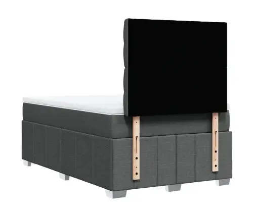 Kontinentaalvoodi Madratsiga, Tumehall, 120 X 190 cm Kangas