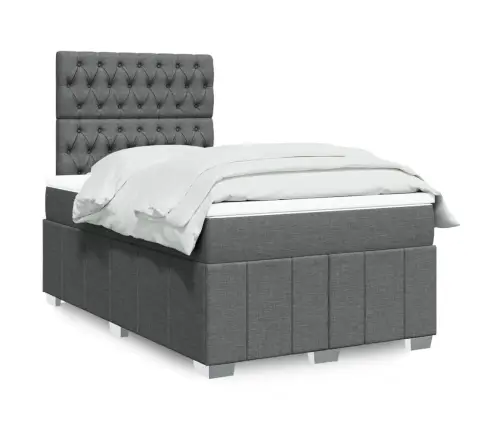 Kontinentaalvoodi Madratsiga, Tumehall, 120 X 190 cm Kangas