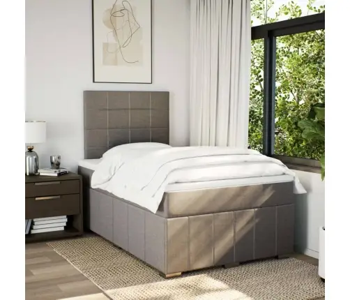 Kontinentaalvoodi Madratsiga, Pruunikashall, 120X200 cm Kangas