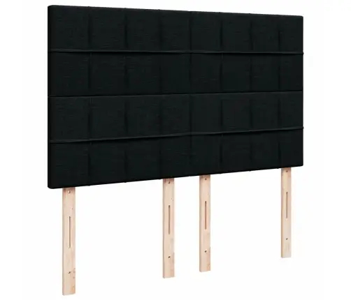 Kontinentaalvoodi Madratsiga, Must, 140X200 cm Kangas