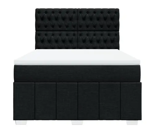 Kontinentaalvoodi Madratsiga, Must, 160X200 cm Kangas