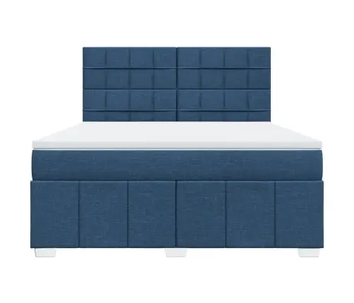 Kontinentaalvoodi Madratsiga, Sinine, 180X200 cm Kangas