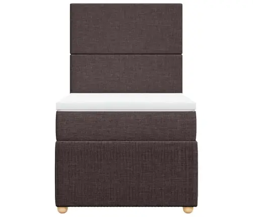 Kontinentaalvoodi Madratsiga, Tumepruun, 80X200 cm Kangas