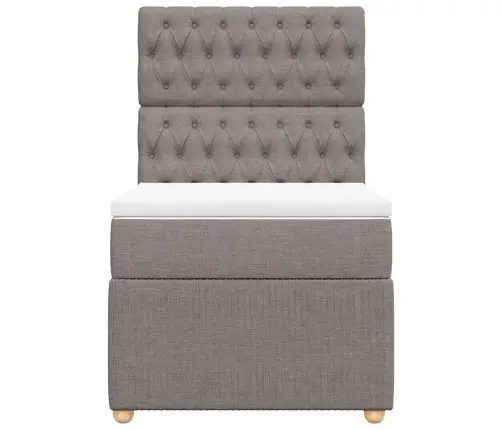 Kontinentaalvoodi Madratsiga, Pruunikashall, 90X190 cm Kangas