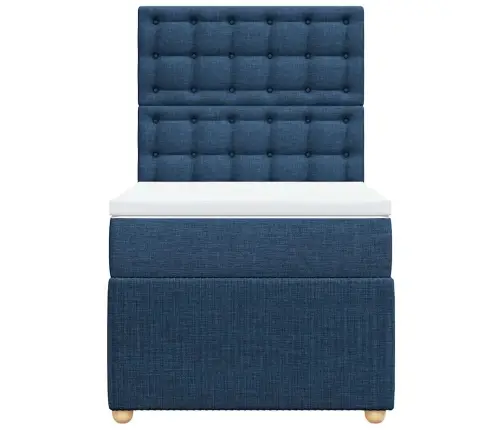 Kontinentaalvoodi Madratsiga, Sinine, 90X190 cm Kangas