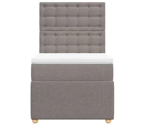 Kontinentaalvoodi Madratsiga, Pruunikashall, 90X200 cm Kangas