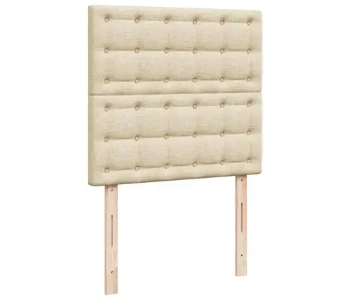 Kontinentaalvoodi Madratsiga, Kreemjas, 100X200 cm Kangas