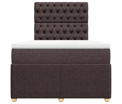 Kontinentaalvoodi Madratsiga, Tumepruun, 120 X 190 cm Kangas