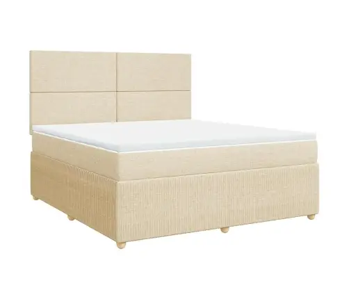 Kontinentaalvoodi Madratsiga, Kreemjas, 180X200 cm Kangas