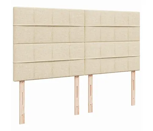 Kontinentaalvoodi Madratsiga, Kreemjas, 180X200 cm Kangas