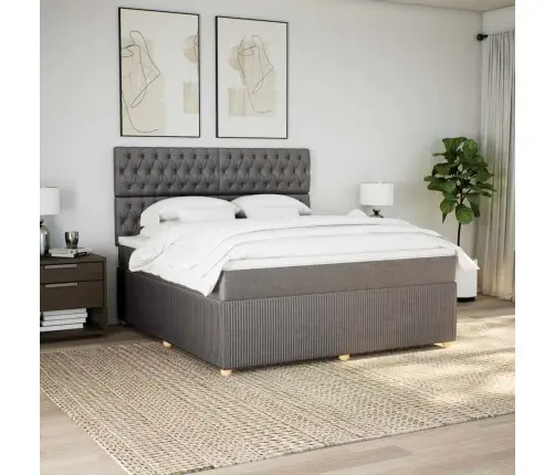 Kontinentaalvoodi Madratsiga, Pruunikashall, 180X200 cm Kangas