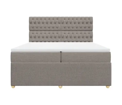 Kontinentaalvoodi Madratsiga, Pruunikashall, 200X200 cm Kangas