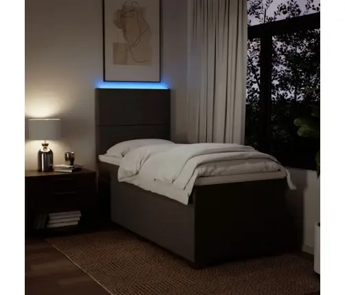 Kontinentaalvoodi Madratsiga, Helehall, 100X200 cm Kangas