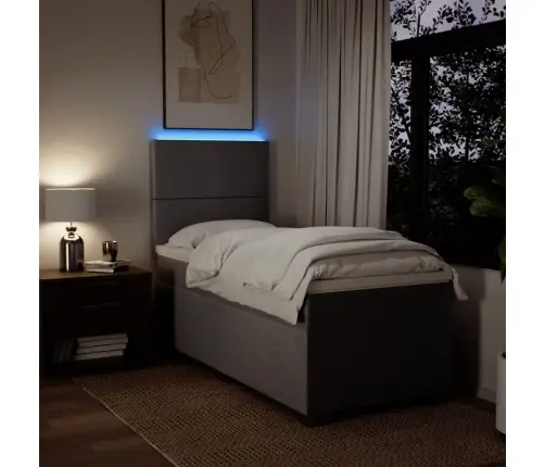 Kontinentaalvoodi Madratsiga, Pruunikashall, 100X200 cm Kangas