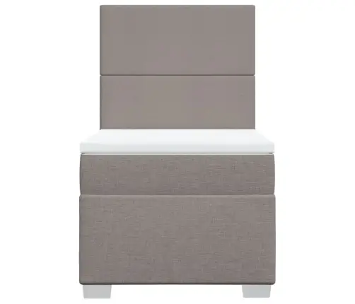 Kontinentaalvoodi Madratsiga, Pruunikashall, 100X200 cm Kangas