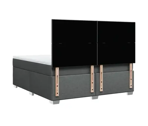 Kontinentaalvoodi Madratsiga, Tumehall, 180X200 cm Kangas