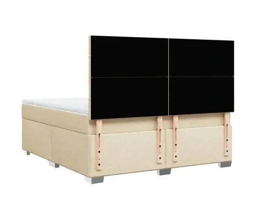 Kontinentaalvoodi Madratsiga, Kreemjas, 180X200 cm Kangas