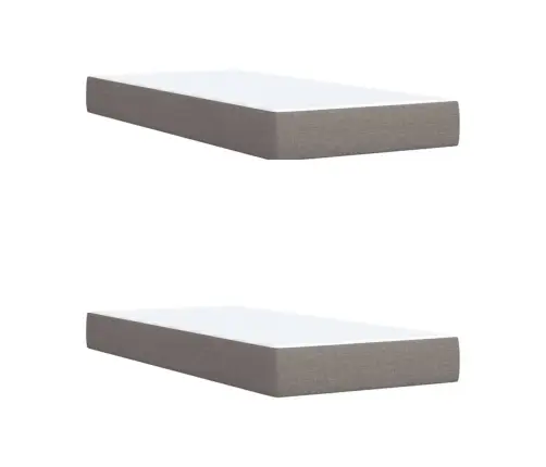 Kontinentaalvoodi Madratsiga, Pruunikashall, 200X200 cm Kangas