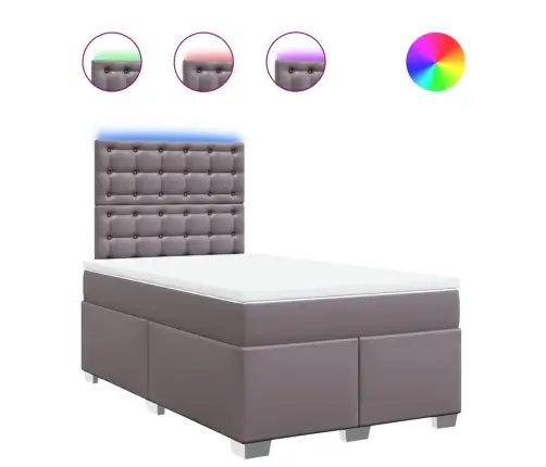 Kontinentaalvoodi Madratsiga, Hall, 120X200 cm Kunstnahk