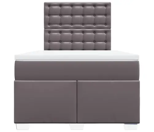 Kontinentaalvoodi Madratsiga, Hall, 120X200 cm Kunstnahk