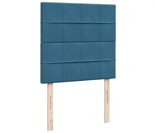 Kontinentaalvoodi Madratsiga, Sinine, 90X200 cm Samet