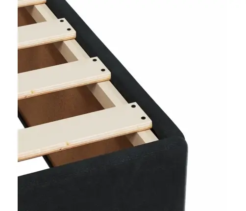 Kontinentaalvoodi Madratsi, Must, 120X190 cm Samet