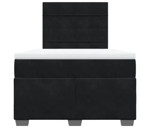 Kontinentaalvoodi Madratsi, Must, 120X190 cm Samet