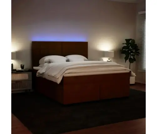 Kontinentaalvoodi Madratsiga, Roosa, 180X200 cm Samet