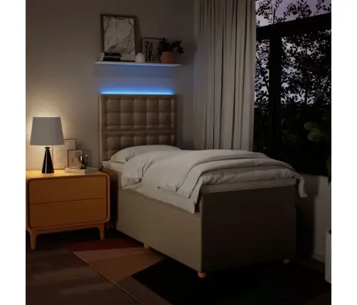 Kontinentaalvoodi Madratsiga, Kreemjas, 80X200 cm Kangas