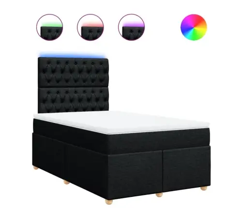 Kontinentaalvoodi Madratsi, Must, 120X190 cm Kangas