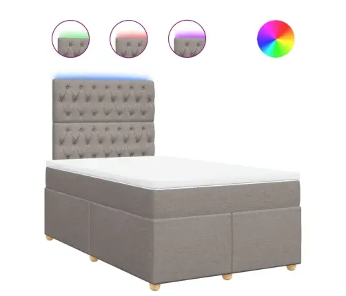 Kontinentaalvoodi Madratsiga, Pruunikashall, 120X190 cm Kangas