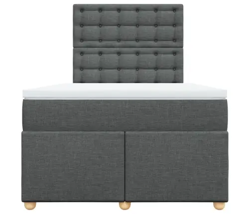 Kontinentaalvoodi Madratsiga, Tumehall, 120 X 190 cm Kangas