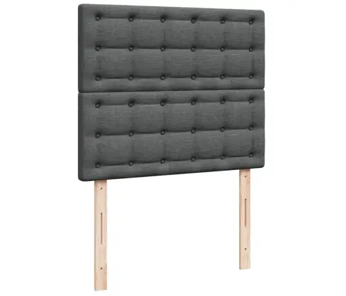 Kontinentaalvoodi Madratsiga, Tumehall, 120 X 190 cm Kangas