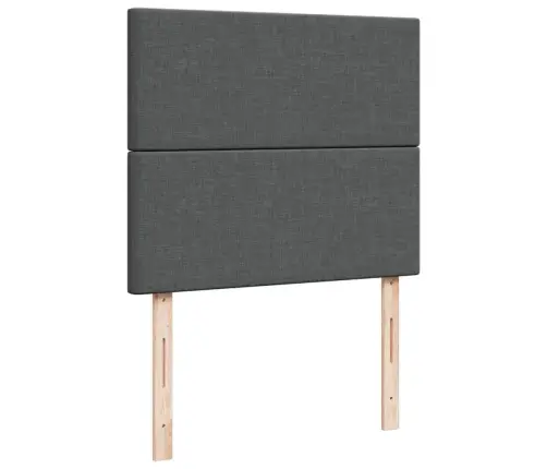 Kontinentaalvoodi Madratsiga, Tumehall, 120X200 cm Kangas