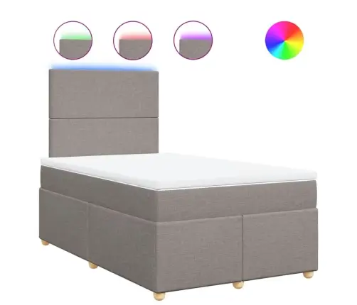 Kontinentaalvoodi Madratsiga, Pruunikashall, 120X200 cm Kangas