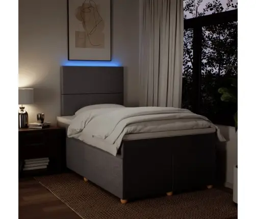 Kontinentaalvoodi Madratsiga, Pruunikashall, 120X200 cm Kangas