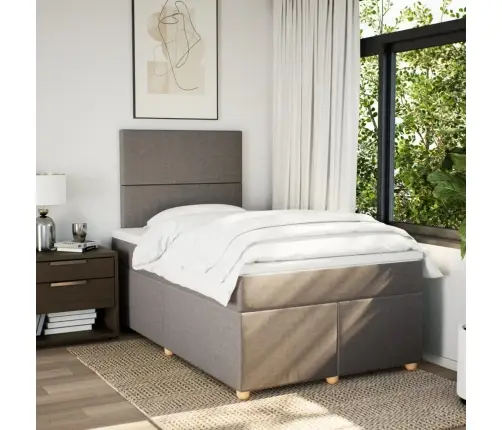 Kontinentaalvoodi Madratsiga, Pruunikashall, 120X200 cm Kangas