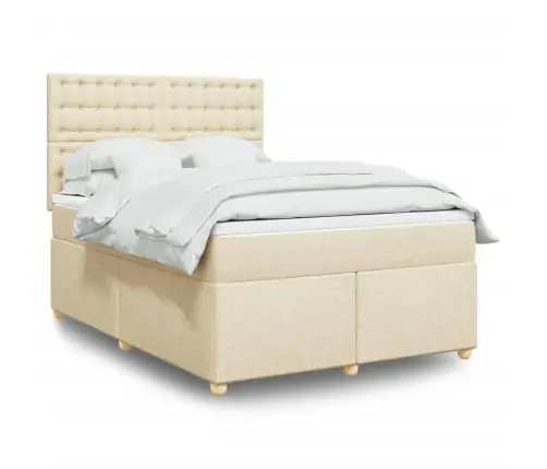 Kontinentaalvoodi Madratsiga, Kreemjas, 140X200 cm Kangas