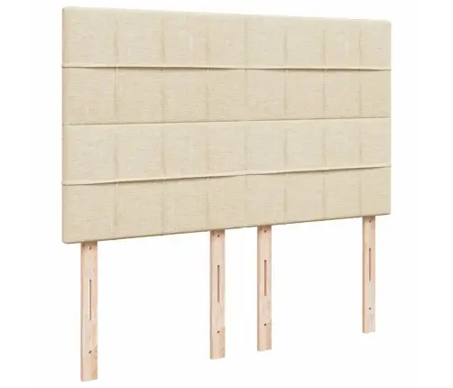 Kontinentaalvoodi Madratsiga, Kreemjas, 160X200 cm Kangas